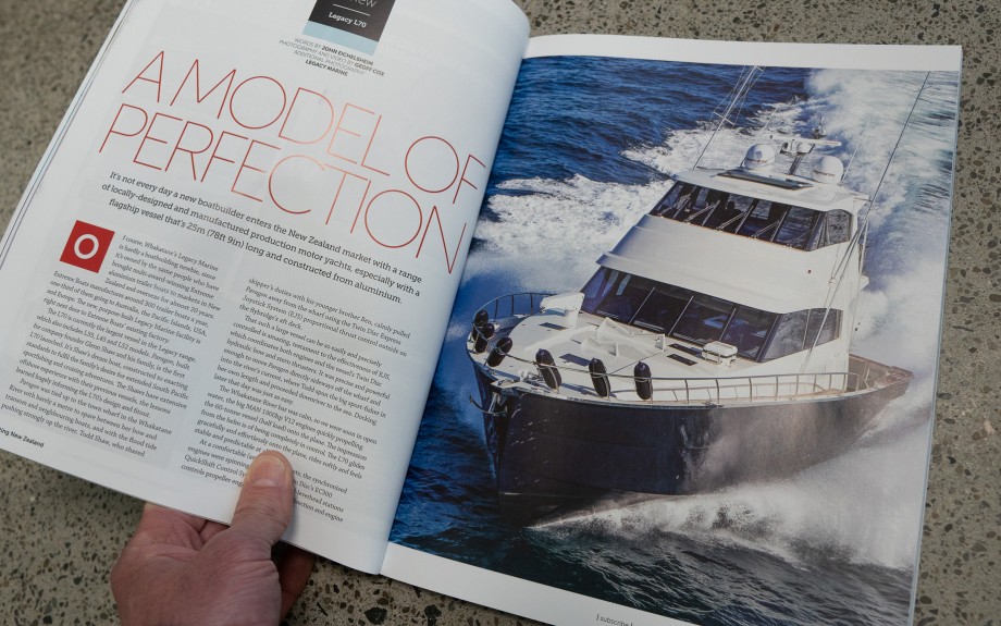 Legacy L70 Review by Boating NZ | Legacy Marine